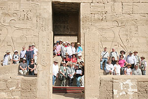 Group photo, Medinet Habu